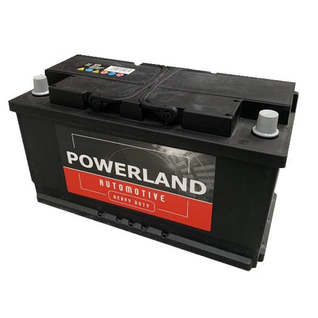 POWERLAND TYPE 019 CAR BATTERY - 3 Year Guarantee 12v 90Amps CCA (EN) 800A-Powerland