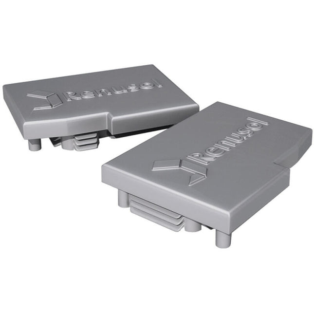 VarioSole + End Cap 50X37 rail - RIGHT/LEFT Grey (1 pair)