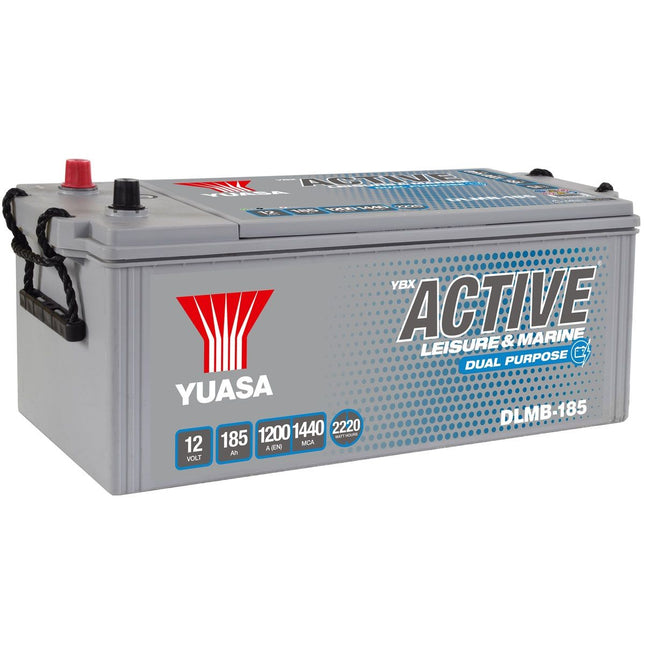 DLMB-185 YUASA YBX ACTIVE LEISURE & MARINE DUAL BATTERY 12V-Powerland