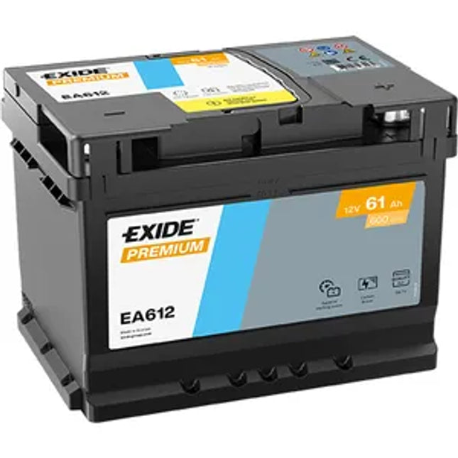 EA612 EXIDE PREMIUM CAR BATTERY 075TE - Powerland.co.uk