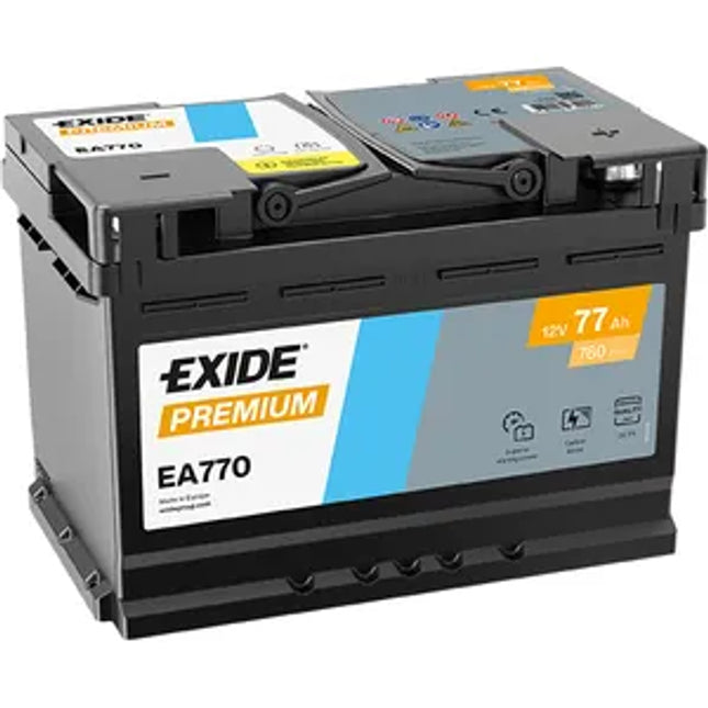 EA770 EXIDE PREMIUM CAR BATTERY 067TE - Powerland.co.uk