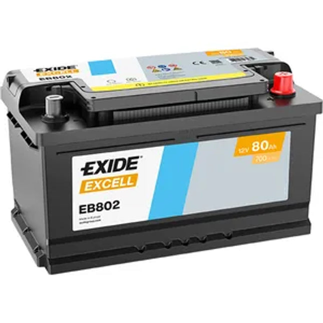 EB802 EXIDE EXCELL CAR BATTERY 110SE