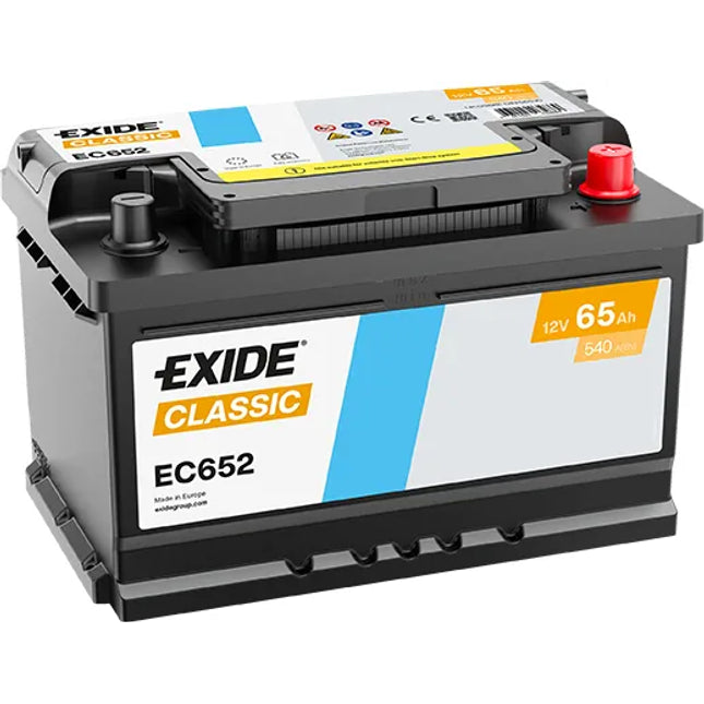 096RE EXIDE CLASSIC CAR BATTERY EC652