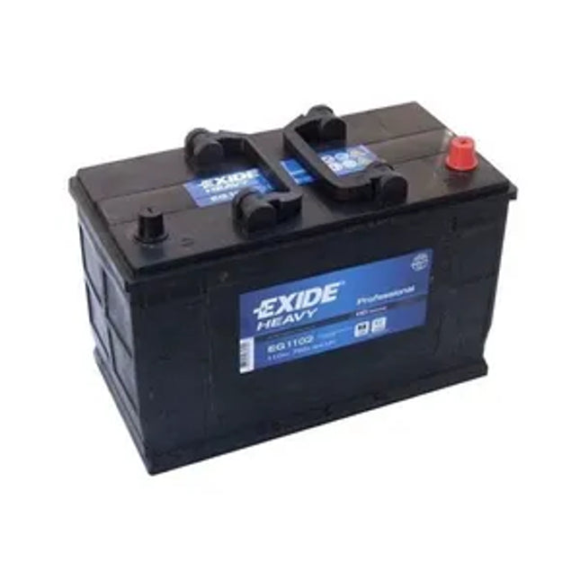W667SE EXIDE HEAVY DUTY COMMERCIAL PROFESSIONAL BATTERY 12V 110AH EG1102 - Powerland Renewable Energy