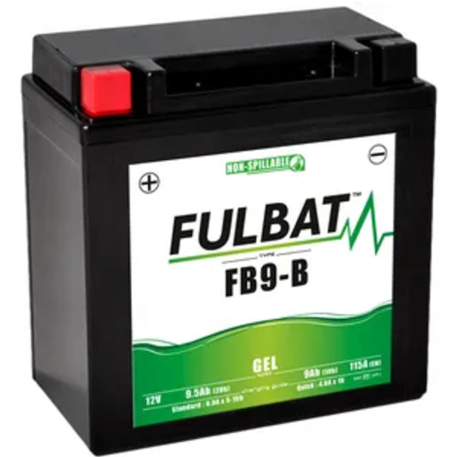 FB9-B GEL Fulbat Motorcycle Battery YB9-B (12N9-4B-1)