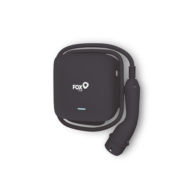 Fox 7kW L Series EV Charger 1PH with 6m Type 2 Cable