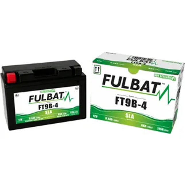 FT9B-4 AGM Fulbat Motorcycle Battery YT9B-4