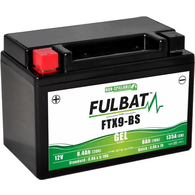 FTX9-BS GEL FULBAT MOTORCYCLE BATTERY 12V 8.4Ah 135CCA - YTX9-BS-Powerland