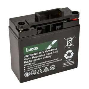 LUCAS 22AH GOLF BATTERY LSLC22-12G - Powerland Renewable Energy