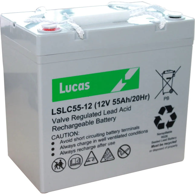 LSLC55-12 LUCAS BATTERY 55AH-Powerland