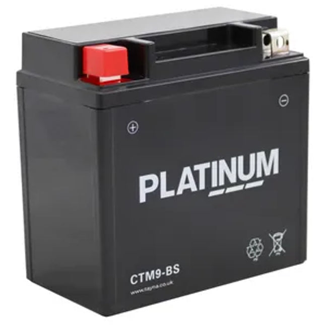CTM9-BS PLATINUM AGM Motorcycle Battery