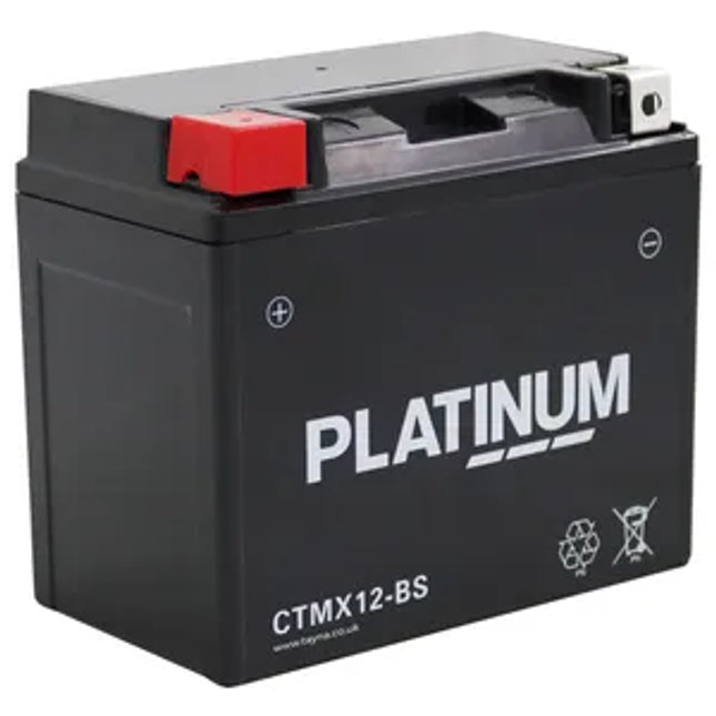 CTMX12-BS PLATINUM AGM Motorcycle Battery