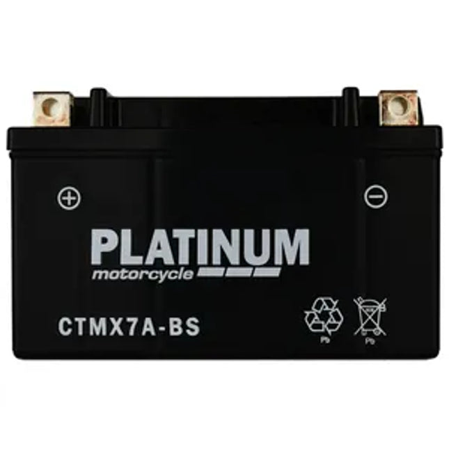 CTMX7A-BS PLATINUM AGM Motorcycle Battery