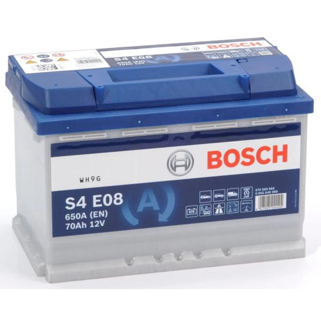 S4 E08 BOSCH CAR BATTERY 12V 70AH (CCA 650 amps) Type 096 S4E08-Powerland