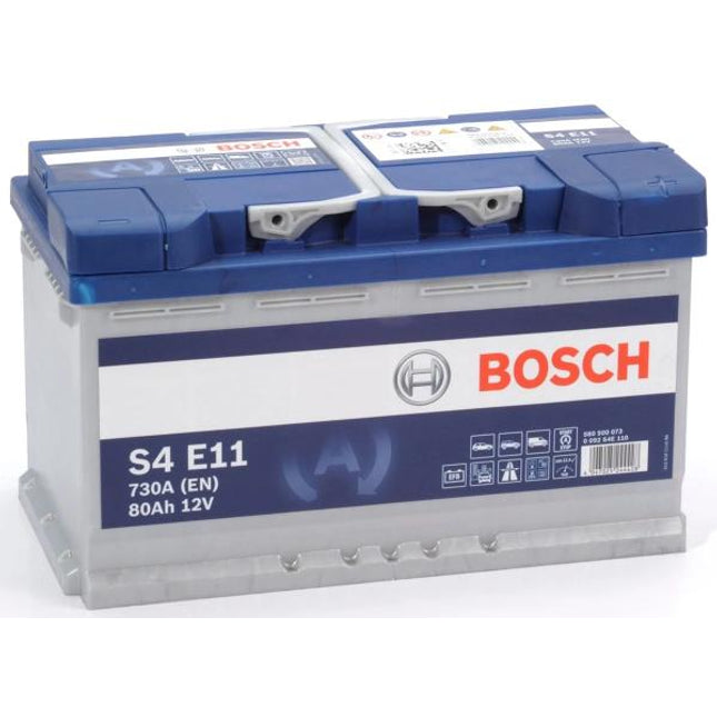 S4 E11 BOSCH CAR BATTERY 12V 80AH (CCA 730 amps) Type 115EFB S4E11-Powerland