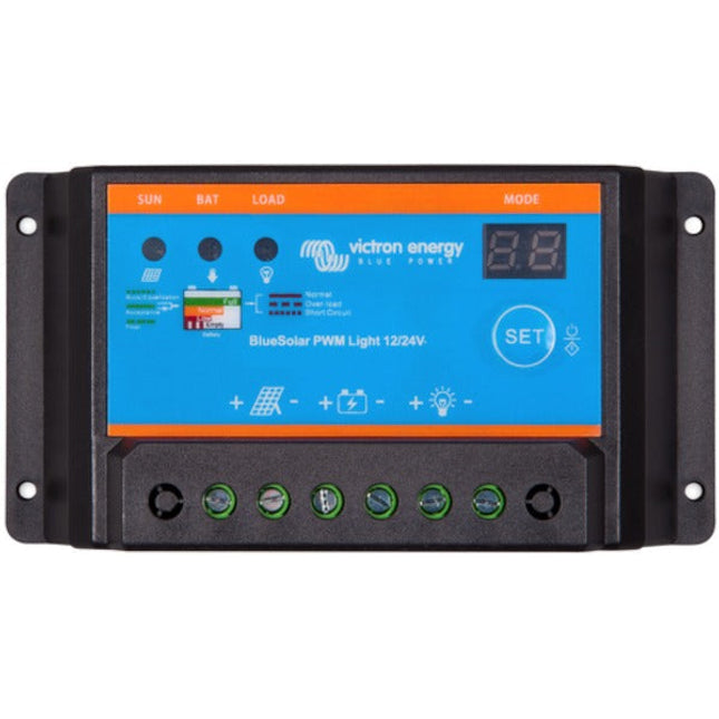 Victron Energy BlueSolar PWM Light Charge Controller 12/24V-20A – SCC010020020-Powerland
