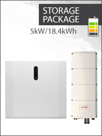 SolarEdge 5,000W Home Hub Inverter with Backup Potential Package 3PH: 4x 4.6kWh (18.4kWh) Home Battery