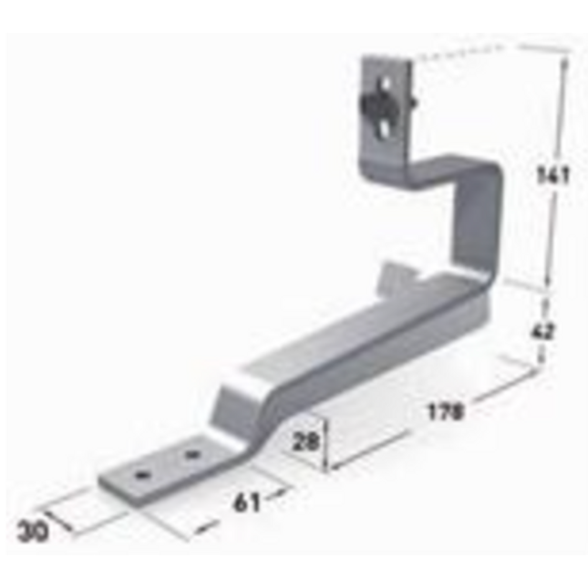 VarioSole Stainless Steel roof hook for plain tiles Standard No Wood Screws