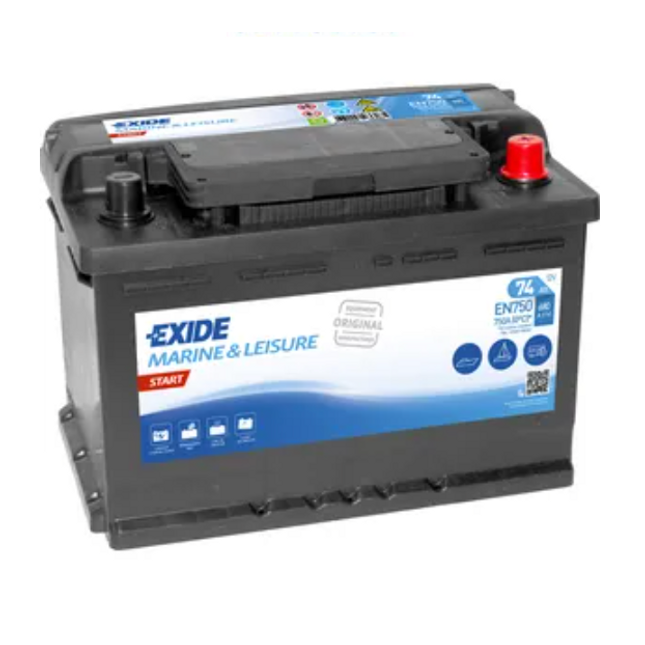 EN750 Exide Marine Leisure Start Battery