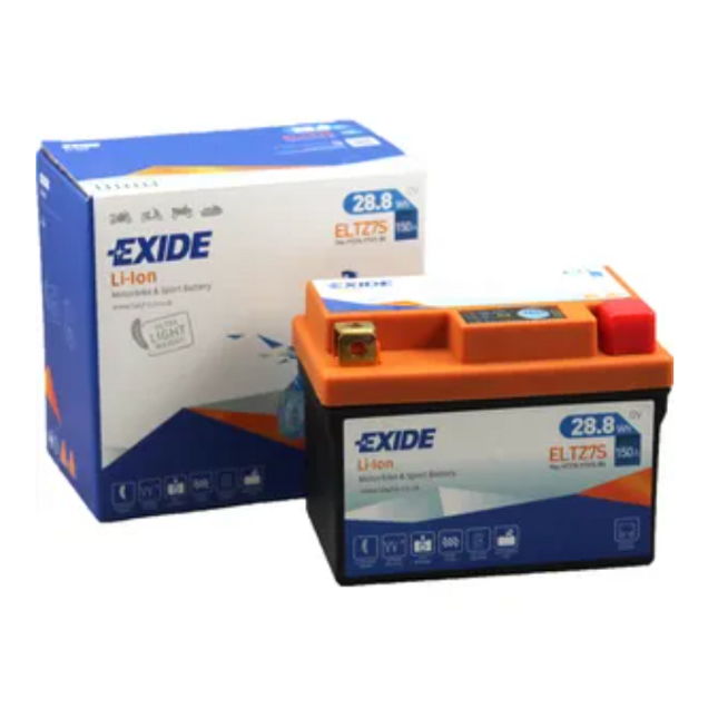 ELTZ7S Exide Li-Ion Lithium Motorbike Battery 12V