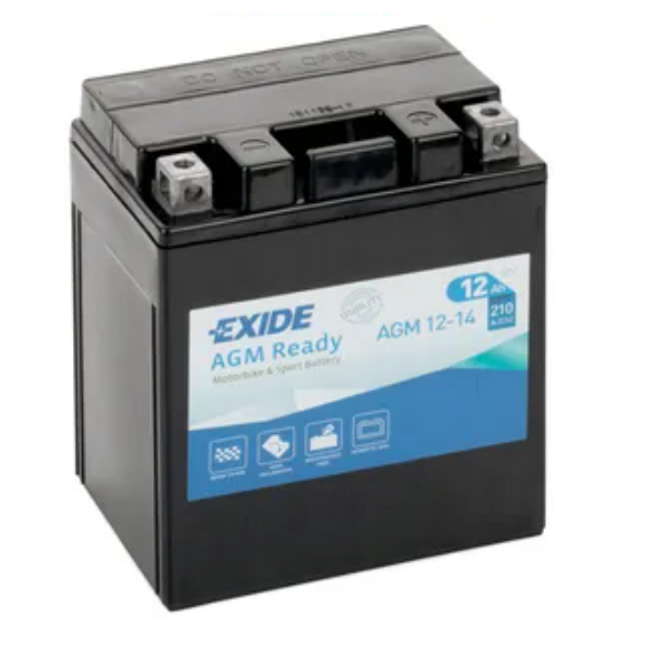AGM12-14 Exide AGM Ready Motorcycle Battery 12V (4919)
