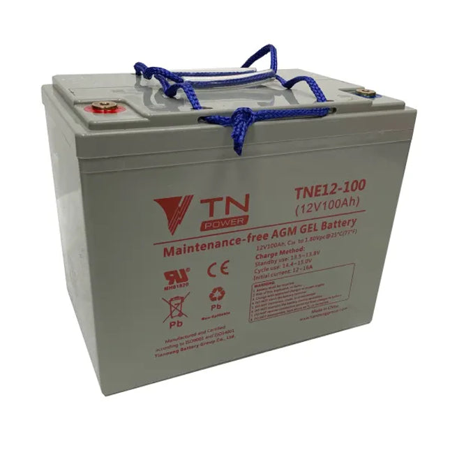 Tn Power Agm 12V 100Ah Deep Cycle Battery - Tne12-100