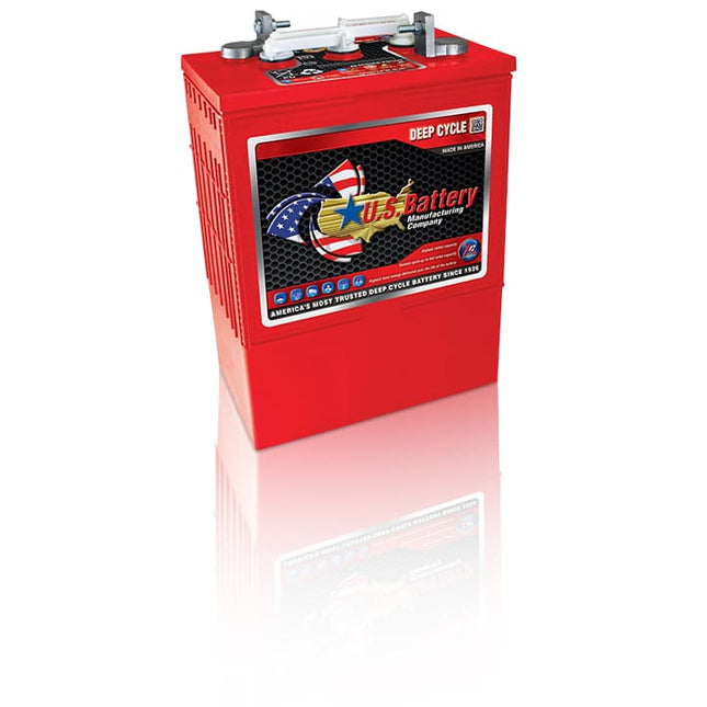 US Battery USL16 (Round Post Attachments) XC2 Deep Cycle 6V 380Ah-Powerland