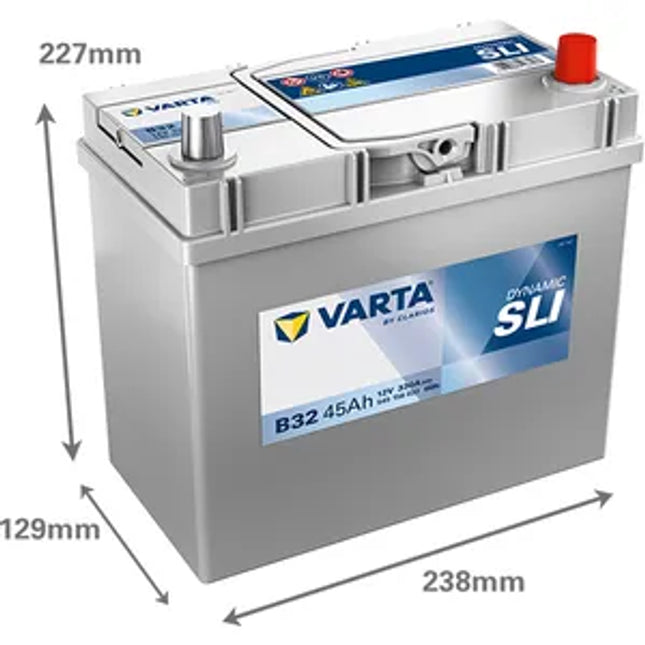 B32 VARTA BLUE DYNAMIC CAR BATTERY 12V 45AH (545156033) (048 053)