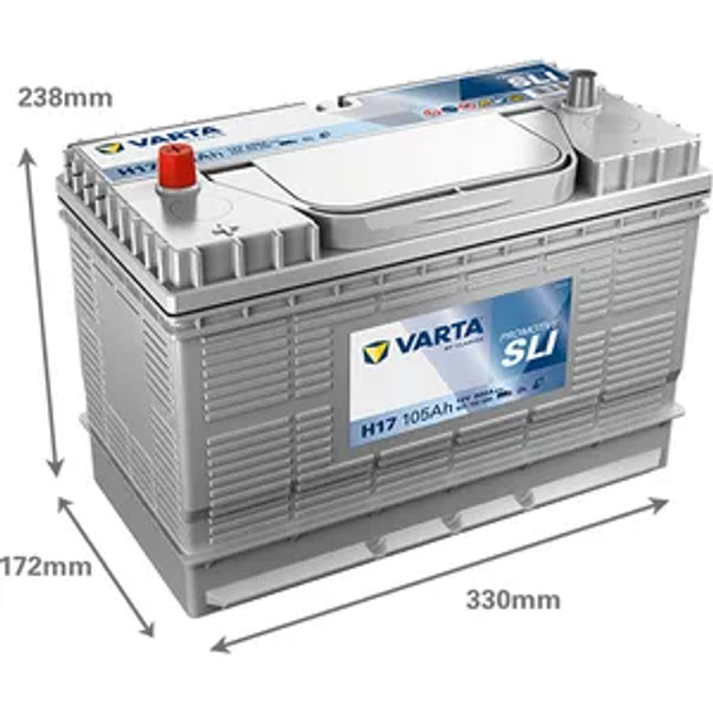 H17 VARTA PROMOTIVE 12V 105AH 605 102 080 (820054080)