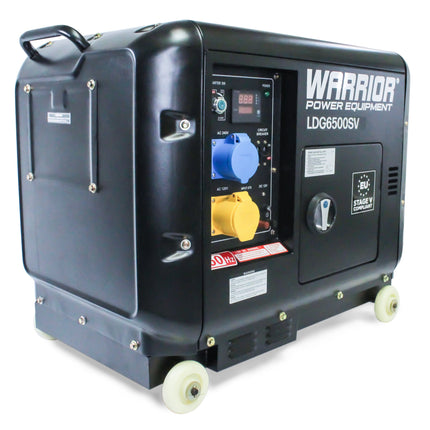 Warrior 6.25 kva Diesel Generator - LDG6500SV - Powerland Renewable Energy