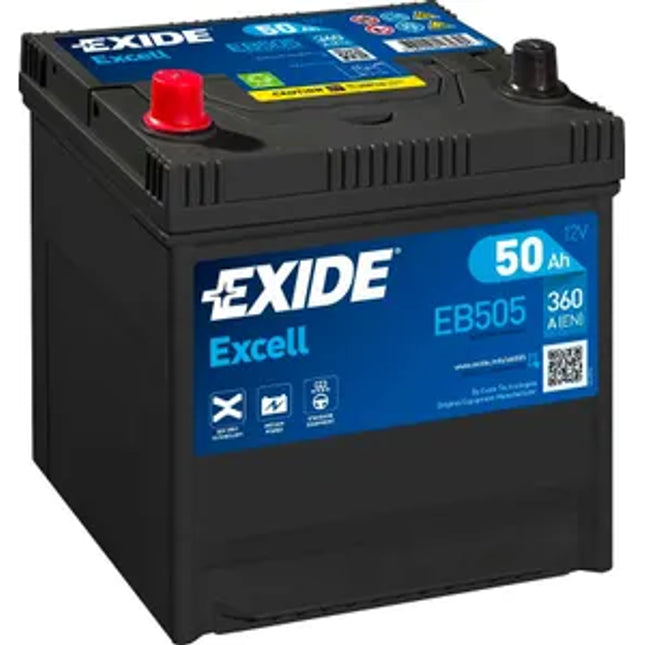 EB505 EXIDE EXCELL CAR BATTERY 004SE - Powerland Renewable Energy