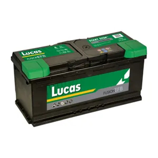 LE020 LUCAS EFB START STOP CAR BATTERY 12V 110AH - Powerland Renewable Energy