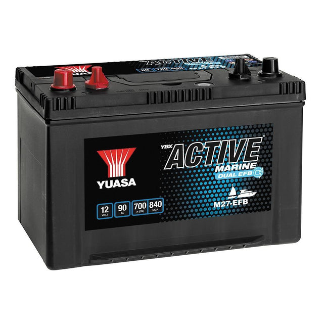 M27-EFB YUASA MARINE BATTERY 12V 90AH-Powerland