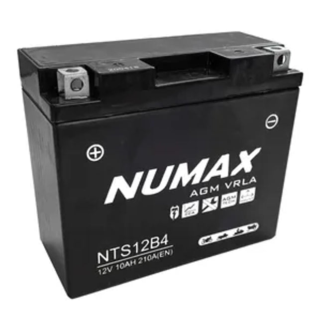 NTS12B4 Numax Motorbike Battery YT12B-4