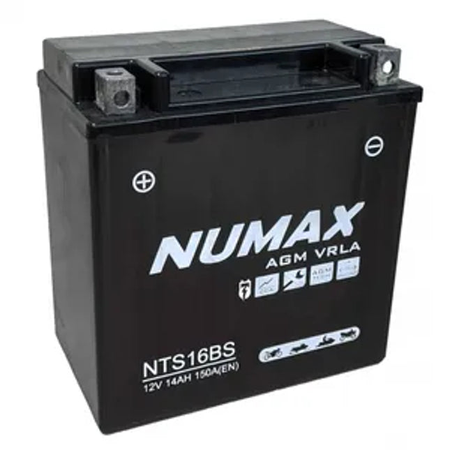 NTS16BS Numax AGM VRLA Motorcycle Battery 12V 14Ah