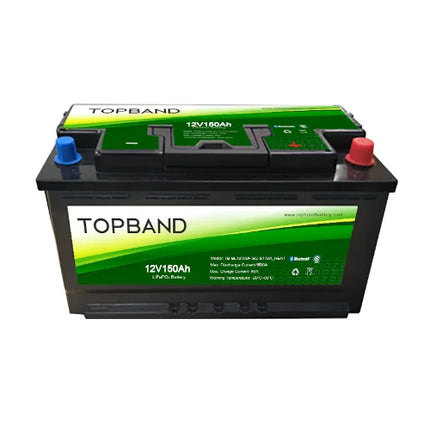 Topband B Series 12V 150Ah Lithium/LifePO4 Battery With Bluetooth And Heater (R-B12150A)