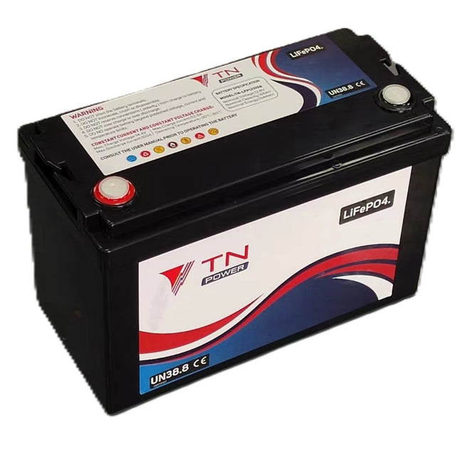 TN Power Lithium 12V 105Ah Leisure Battery LiFePO4 - BLUETOOTH and HEATER