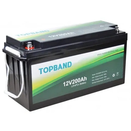 Topband B Series 12V 200Ah Lithium/LifePO4 Battery With Bluetooth (R-B12200A)