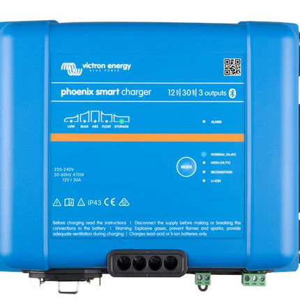 Victron Energy Phoenix Smart IP43 Charger 12/30(3) 230V – PSC123053085-Powerland