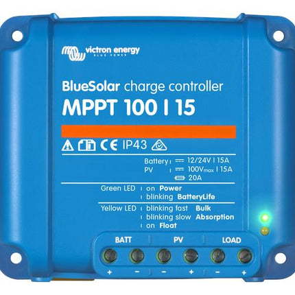 Victron Energy BlueSolar MPPT 100/15 – SCC010015200R-Powerland