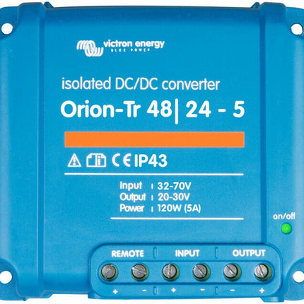 Victron Energy Orion-Tr 48/24-5A (120W) Isolated DC-DC Converter – ORI482410110-Powerland
