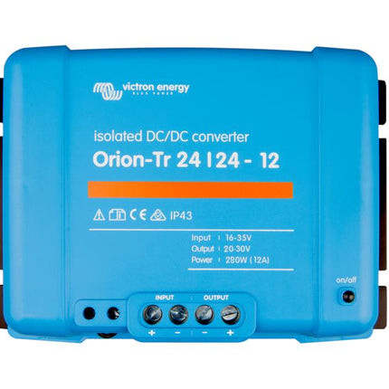 Victron Energy Orion-Tr 24/24-12A (280W) Isolated DC-DC Converter – ORI242428110-Powerland