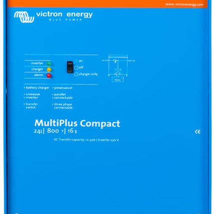 Victron Energy MultiPlus Compact 24/800/16-16 VE.Bus – CMP248010000-Powerland