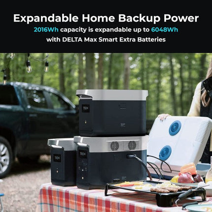 EcoFlow Delta Max 2000 Portable Power Station 220-240V 2016Wh, portable power generator-Powerland