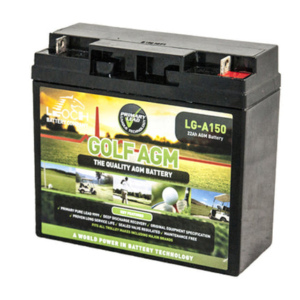 LG-A150 - 12v 22Ah AGM Golf Battery-Powerland