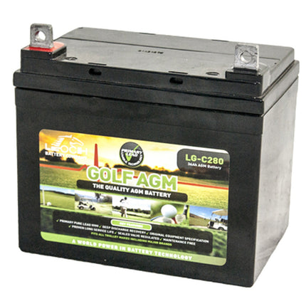 LG-C280 - 12v 36Ah AGM Golf Battery-Powerland