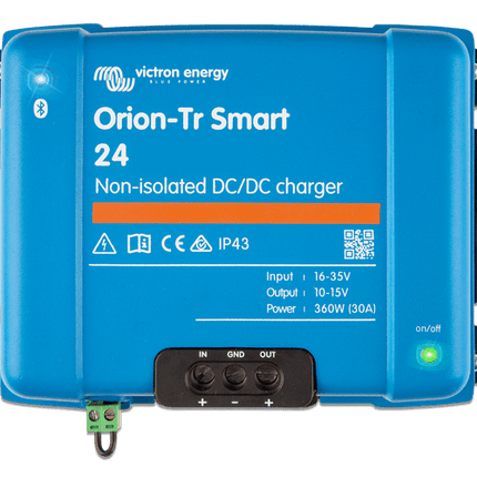 Victron Energy Orion-Tr Smart 24/24-17A (400W) Non-isolated DC-DC Charger – ORI242440140-Powerland