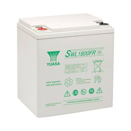 Yuasa SWL1800FR (12V 57.6Ah) High Rate VRLA Battery-Powerland