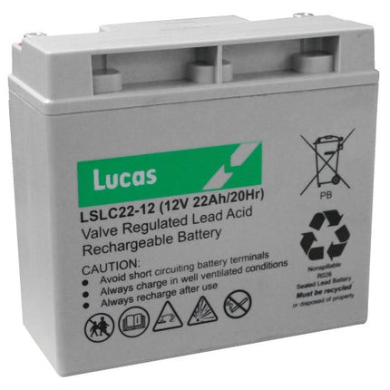 Lucas Golf Trolley Battery LSLC22-12 12v (22Ah)-Powerland