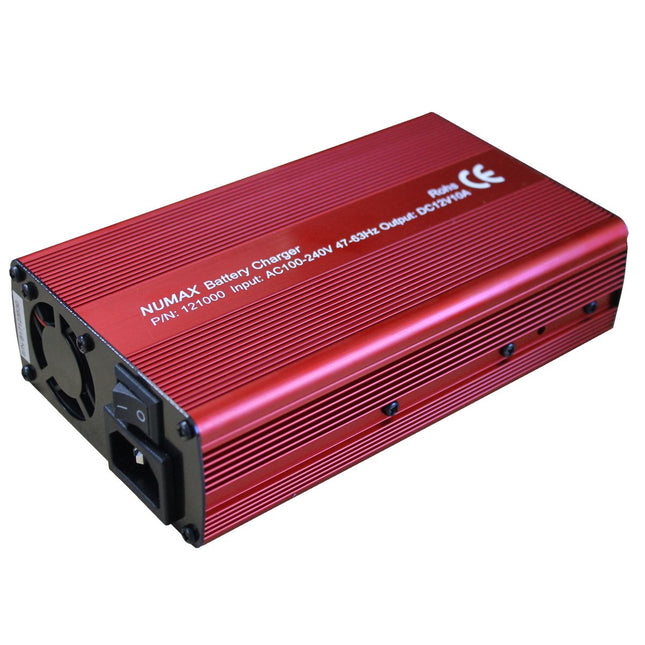NUMAX LEISURE BATTERY CHARGER 12V 10A-Powerland